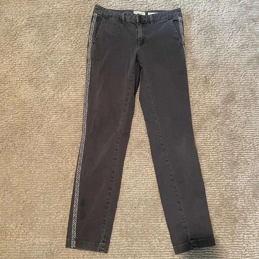 Anthropologie Chino Relaxed Grey Wash Jean